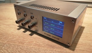 Self-Calibrating 3-Channel Temperature Measuring Device with PT1000 Sensors