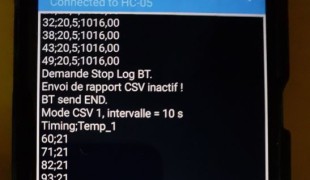 CSV Data Logging via Bluetooth HC-05 