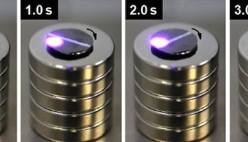 Light Controlled Levitating Magnets