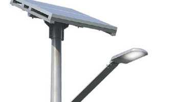 Self-learning solar-powered LED street lights save energy
