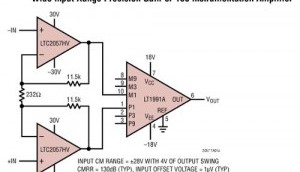 Zero Drift, Self Calibrating Instrumentation Amp