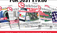 Five Info-Packed Editions of Elektor Magazine For Just £19.60