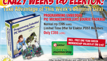 Discounted PIC Programming Course Includes Free Elektor GREEN Membership