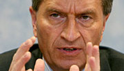Günther Oettinger: a friend of industry