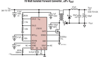 100 V Forward Voltage Controller