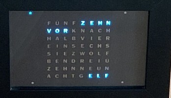 Build a Full-Colour Word (not: World) Clock