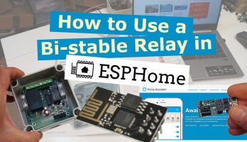 Wi-Fi Switch or How to Use a Bi-stable Relay in ESPHome