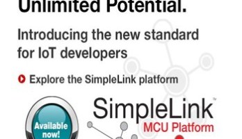 Using the phrase ‘One Portfolio, One Software, One Platform’, TI introduces the SimpleLink platform.