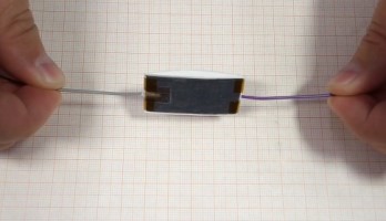 Electricity from cardboard, a pencil and Teflon tape