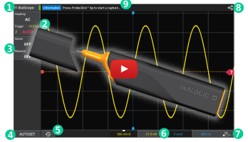 Pen-Shaped Battery-Powered Wireless Oscilloscope