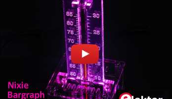 IN-9 Nixie Bargraph Thermometer with Colour-illuminated Scale