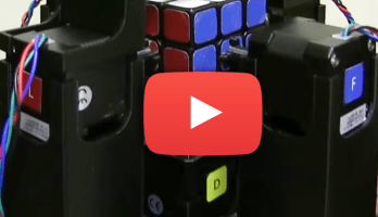 Rubik's Cube in 1 second, less time than it takes to say it!