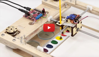 WaterColorBot Doubles as a STEAM Laboratory