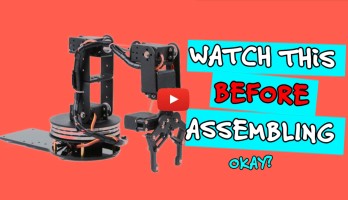 Assembling the Makerfabs 6-DOF Robot Arm With Raspberry Pi Pico