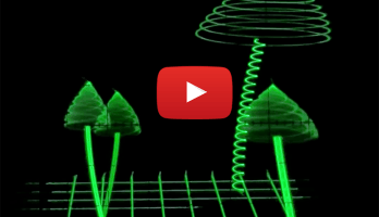 How To Draw Mushrooms On An Oscilloscope With Sound