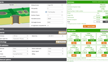 The Eurocircuits PCB Configurator