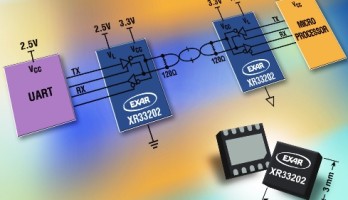 The XR33202 copes with a wide range of logic levels