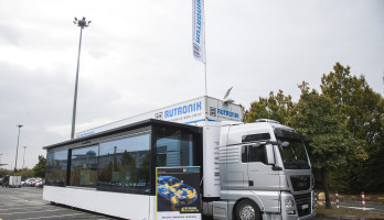 Acts as booth at the embedded world trade fair: the Rutronik Event-Truck.
(source: Rutronik)