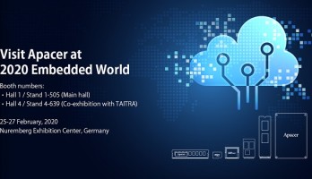 Apacer Announces New Partnerships to Create Industrial Cloud Services At Embedded World 2020