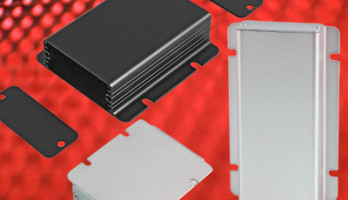 Hammond 1455F flanged extruded aluminium enclosure for surface mounting