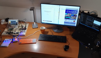 Electronics Workspace: A Software Developer’s Space for DIY Projects and Writing