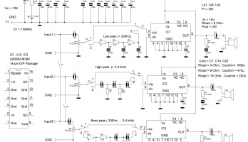 Small Circuits Revival (31): Three-Way Audio Amplifier