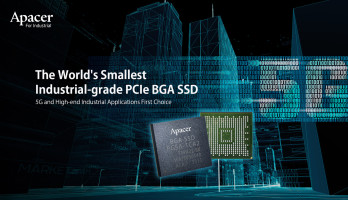 Apacer Announces the World's Smallest Industrial-grade PCIe BGA SSD