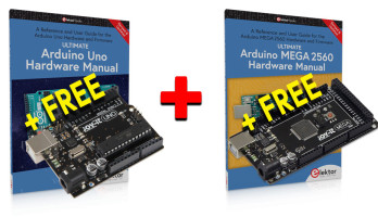 Product of the Week: Arduino Uno Plus Arduino Mega 2560 Plus 2 “Hardware Manual” Books 