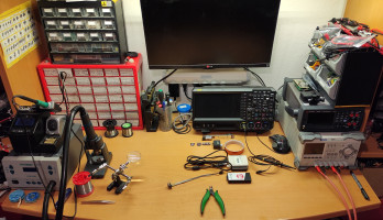 A Hardware Engineer’s One-Room Workspace