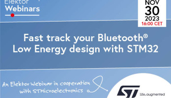 Webinar: Fast-Track a BLE Design with STM32 (November 30, 2023)