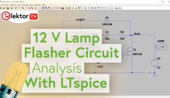 Circuit Analysis with LTSpice: 12-V Lamp Flasher