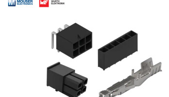 WR-MPC5 Mega Power Connectors available at Mouser