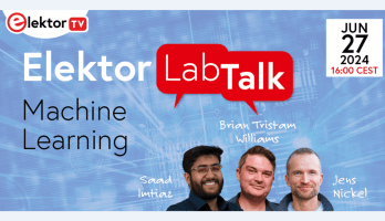 Machine Learning! Register for Elektor Lab Talk (June 27)