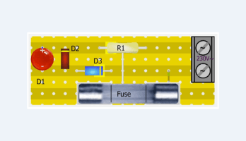 Fuse Guard: A Circuit for Monitoring a Fuse with a Flashing LED