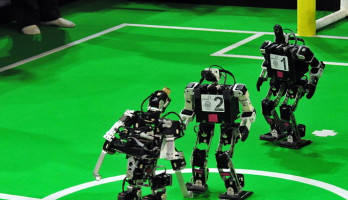 RoboCup 2013 Eindhoven. By  Ralf Roletschek. GNU Free License