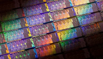 Intel 2nd Generation Core microprocessor wafer codenamed "Sandy Bridge"