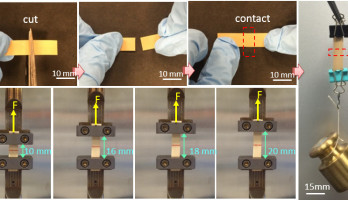 Self-healing electronics material