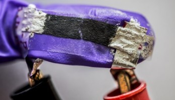 Carbon nanotubes transform toilet paper into disposable sensors. Photo: Dennis R. Wise/University of Washington