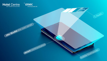 Who needs an antenna?
Capacitive tag communicates via touch screen. All images: Imec.
 