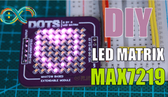 Crafting a Custom 8x8 LED Matrix with Arduino and MAX7219