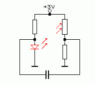Blink an LED Using Neither Transistors nor Magic