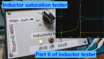 Inductor Saturation and Non-Linearity Tester