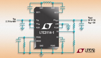Up/Down-Konverter zwischen 2,7 V und 40 V