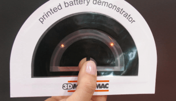 Gedruckte Batterie