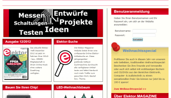 Neue Elektor-Zeitschriften-Website - weitere Vorteile für Abo-Mitglieder