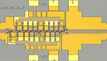 Integrierter Verstärker für 850 GHz