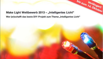 Make Light: Wettbewerb zu intelligentem Licht