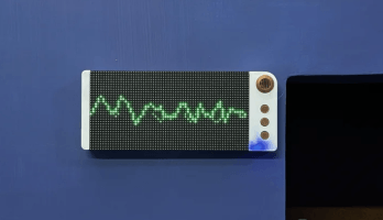 Waveform-Visualizer verwandelt Raumgeräusche in Wandkunst