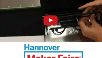 Raspberry Pi Laptop im Maker Faire Video