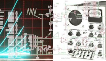 Remake des Röhrenkennlinienschreibers Tektronix 570 